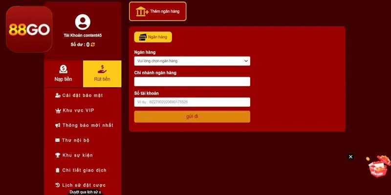 Rút Tiền 88Go – Bỏ Túi Ngay Mẹo Hay Để Giao Dịch Nhanh!